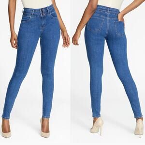 Alloy Apparel Heidi Skinny Jeans Women's 14/37 Blue High Rise Stretch Tall Fit